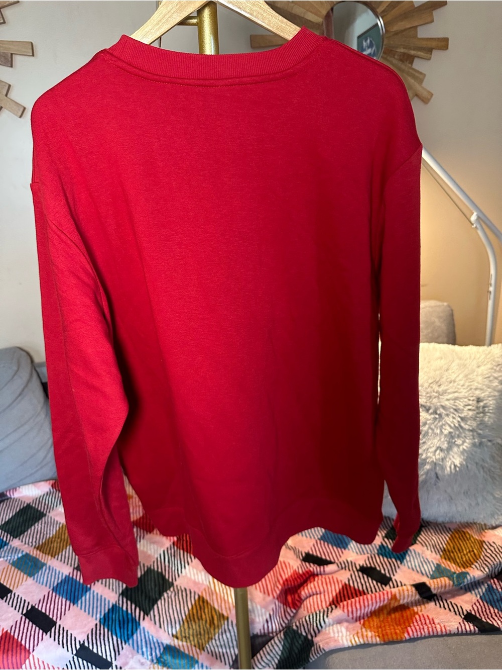 Wondershop Red TARGET Arch Logo Crewneck Sweatshirt - Picture 4 of 4